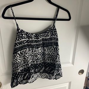 Black And White Tank Top